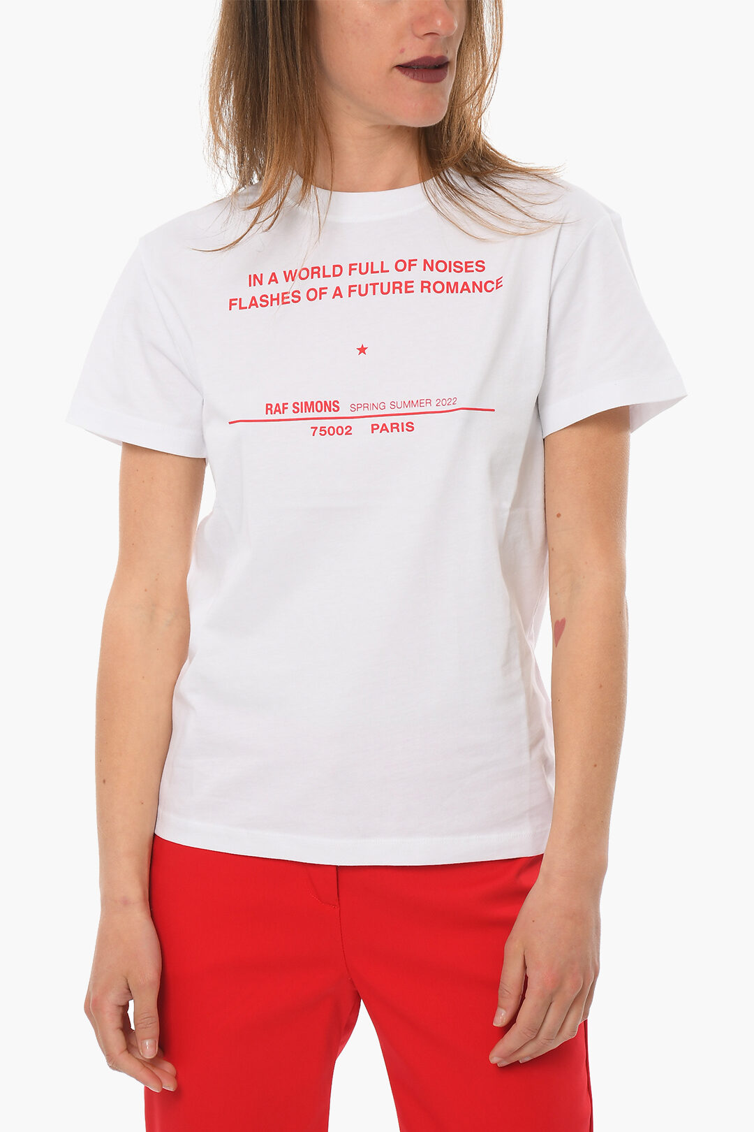 Raf Simons T-shirt Stampata TOUR Girocollo A maniche corte donna - Glamood  Outlet