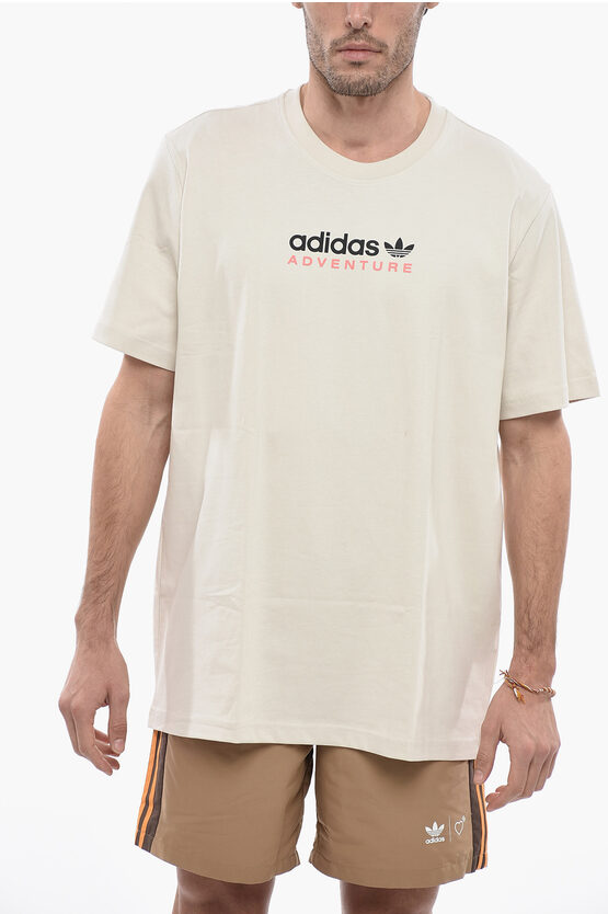 Adidas Originals T-shirt In Brown