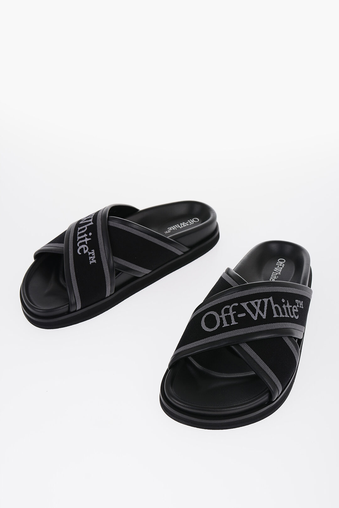 Off White Flip Flops Black/Grey SIZE 9 offers (42)