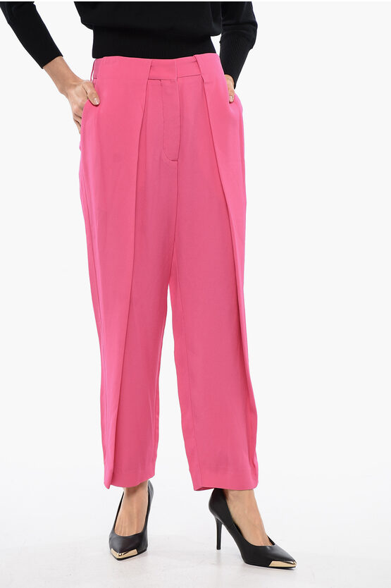 BALMAIN TAPERED-FIT HIGH-WAISTED PANTS 