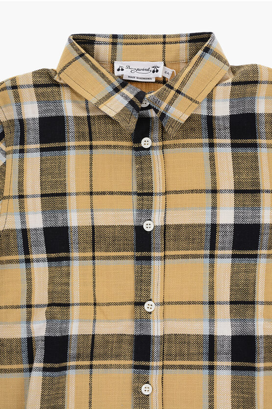 Tartan Check Shirt with Italian Collar