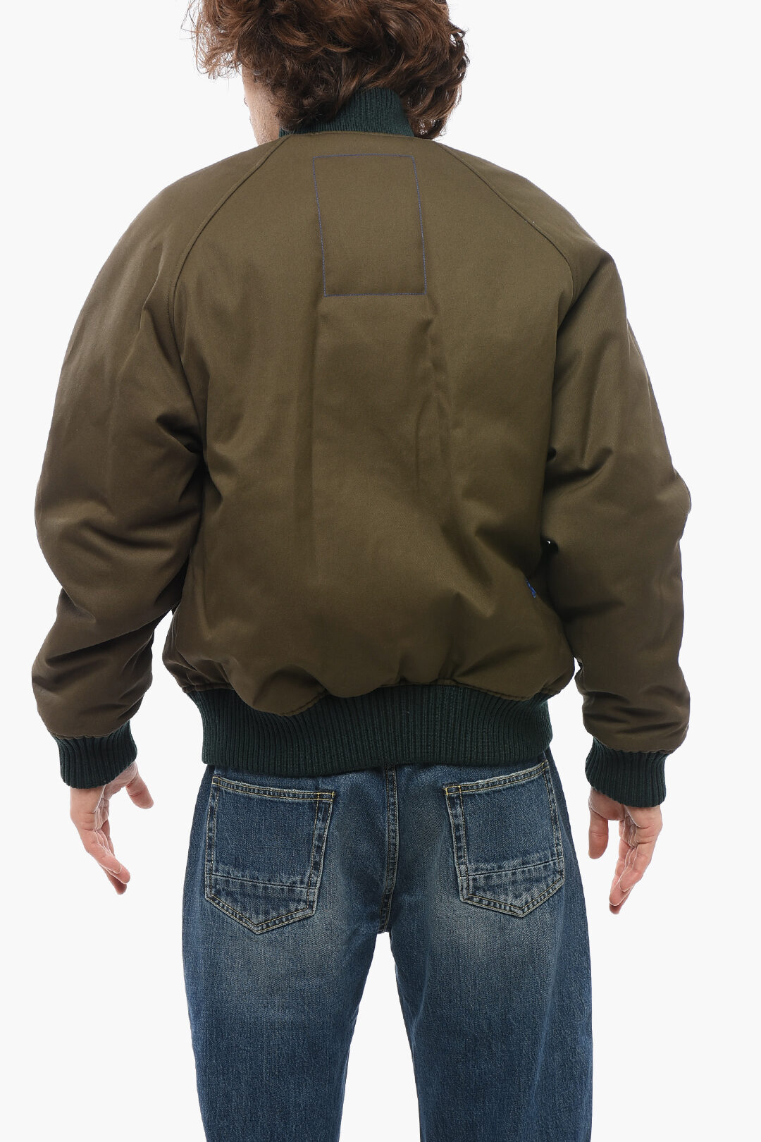 Corgi Gray Pastel Pattern Print Men's Bomber Jacket
