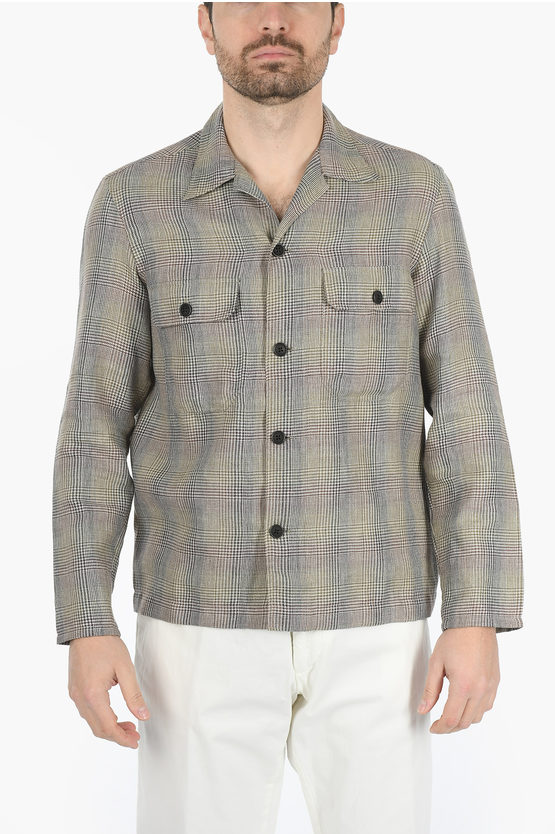 Salvatore Piccolo Tartan Vietnam Shirt In Gray