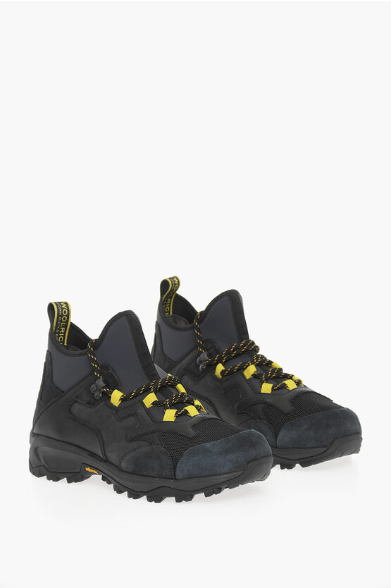 Woolrich Tech Booties Artic Jogger With Vibram Sole In Black