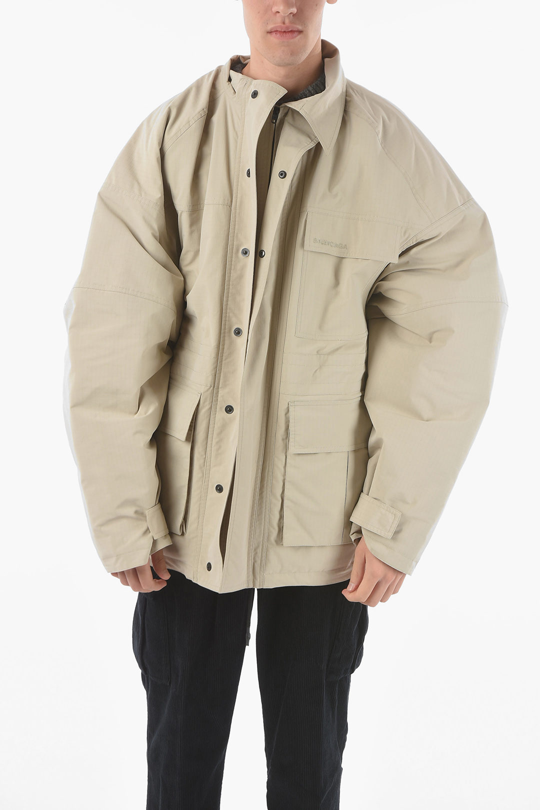 Fabric tech hot sale parka mens