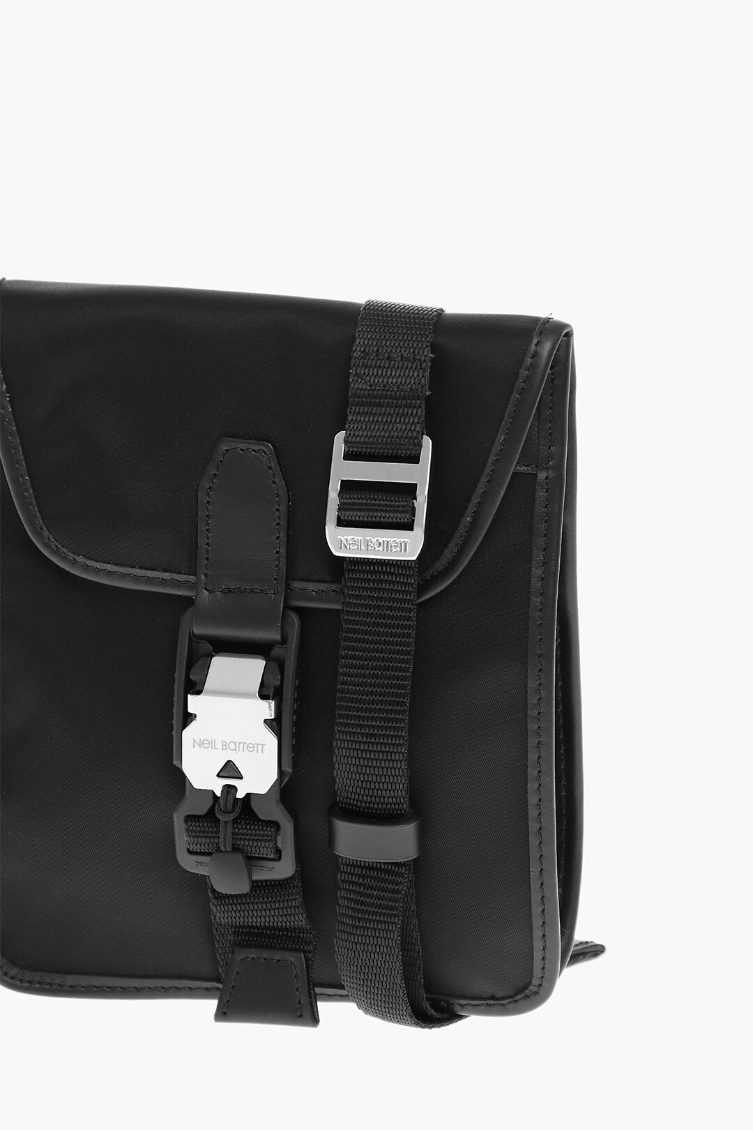 Neil Barrett Technical Fabric Crossbody Bag with Leather Details unisex ...