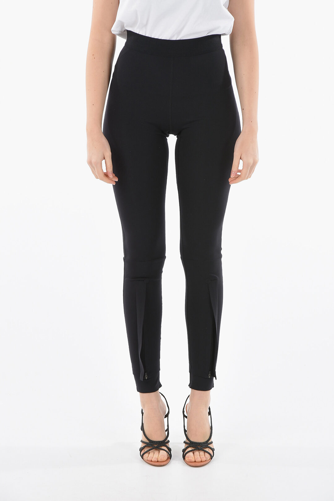 Technical Zip High Waisted Jersey Leggings