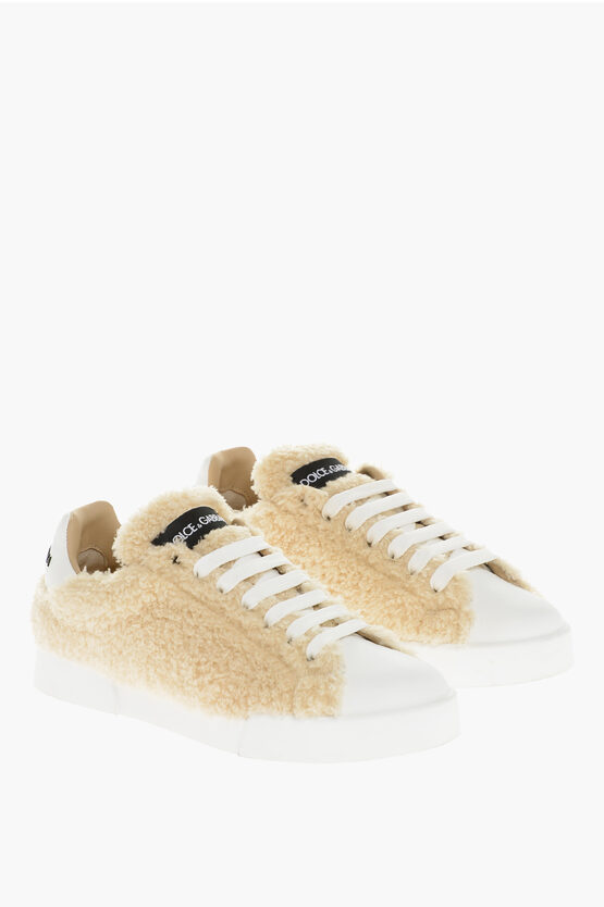 Shop Dolce & Gabbana Teddy Low-top Sneakers