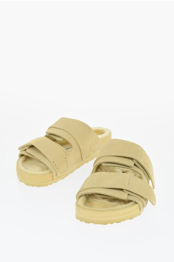 Birkenstock X Tekla Uji Suede Sandals