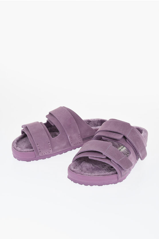 Birkenstock X Tekla Uji Suede Sandals