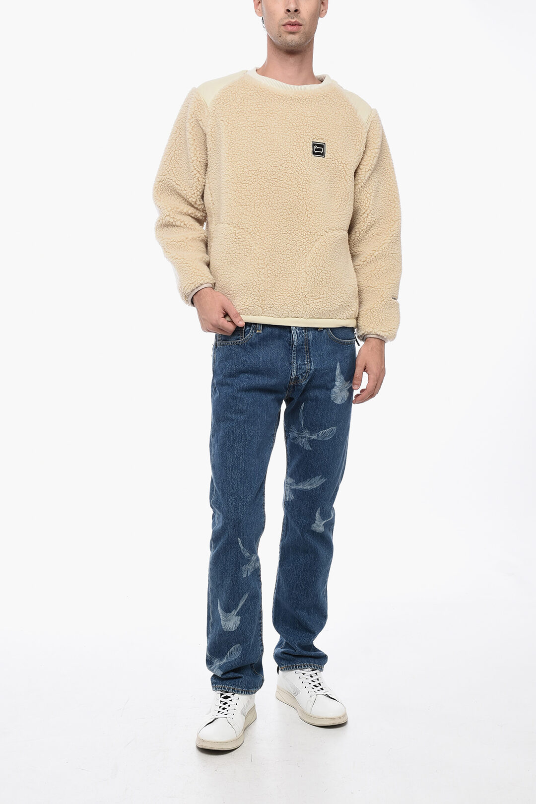 Woolrich TERRA PILE FLEECE PULLOVER men - Glamood Outlet