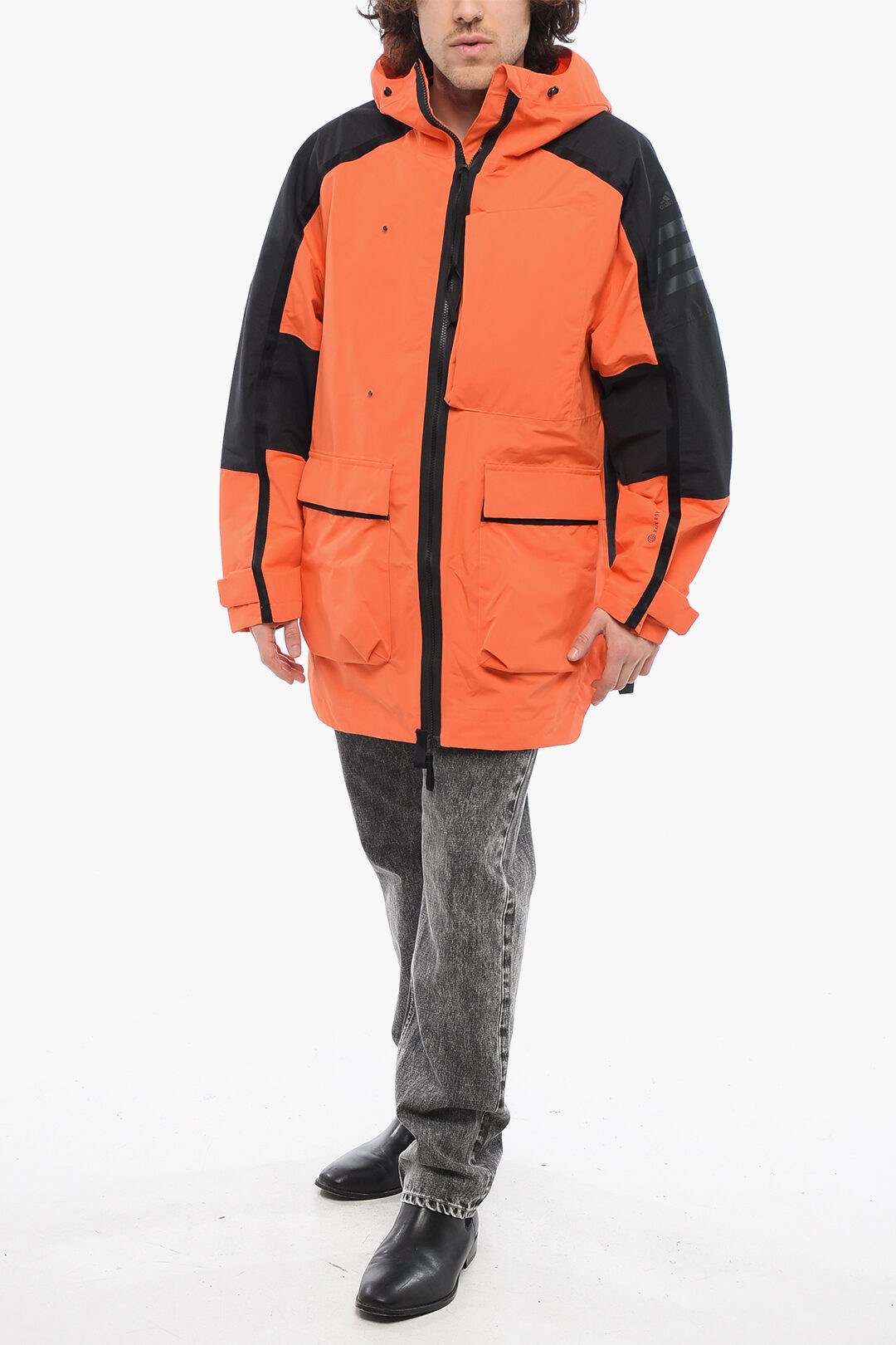 테렉스 투톤 제플로릭 유틸리티 자켓 후드 HG8573NYSB | 아디다스 | 페칭 FETCHING