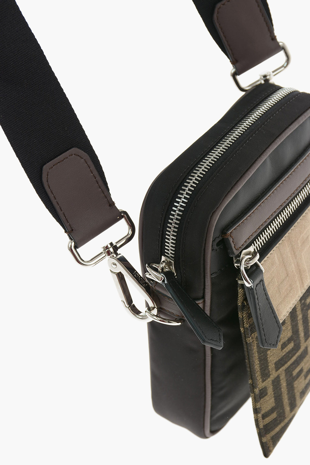 Fendi Textile Mini Bag with Detail men - Glamood Outlet