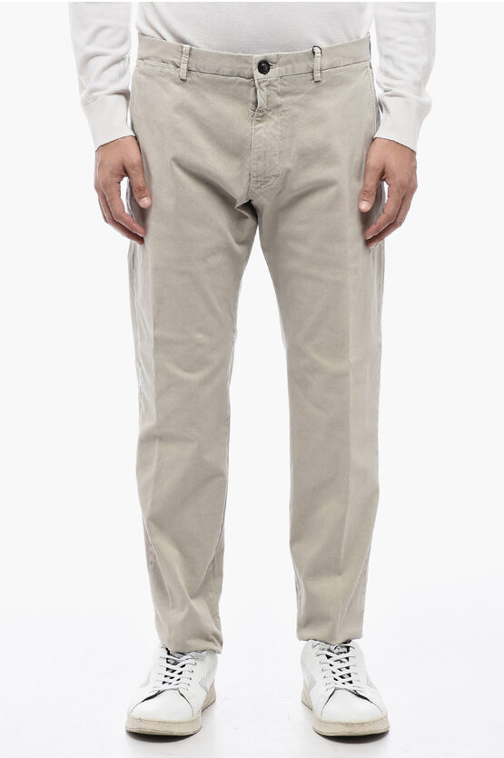 WINDSOR TEXTURED CHINO PANTS WITH SLIM FIT 