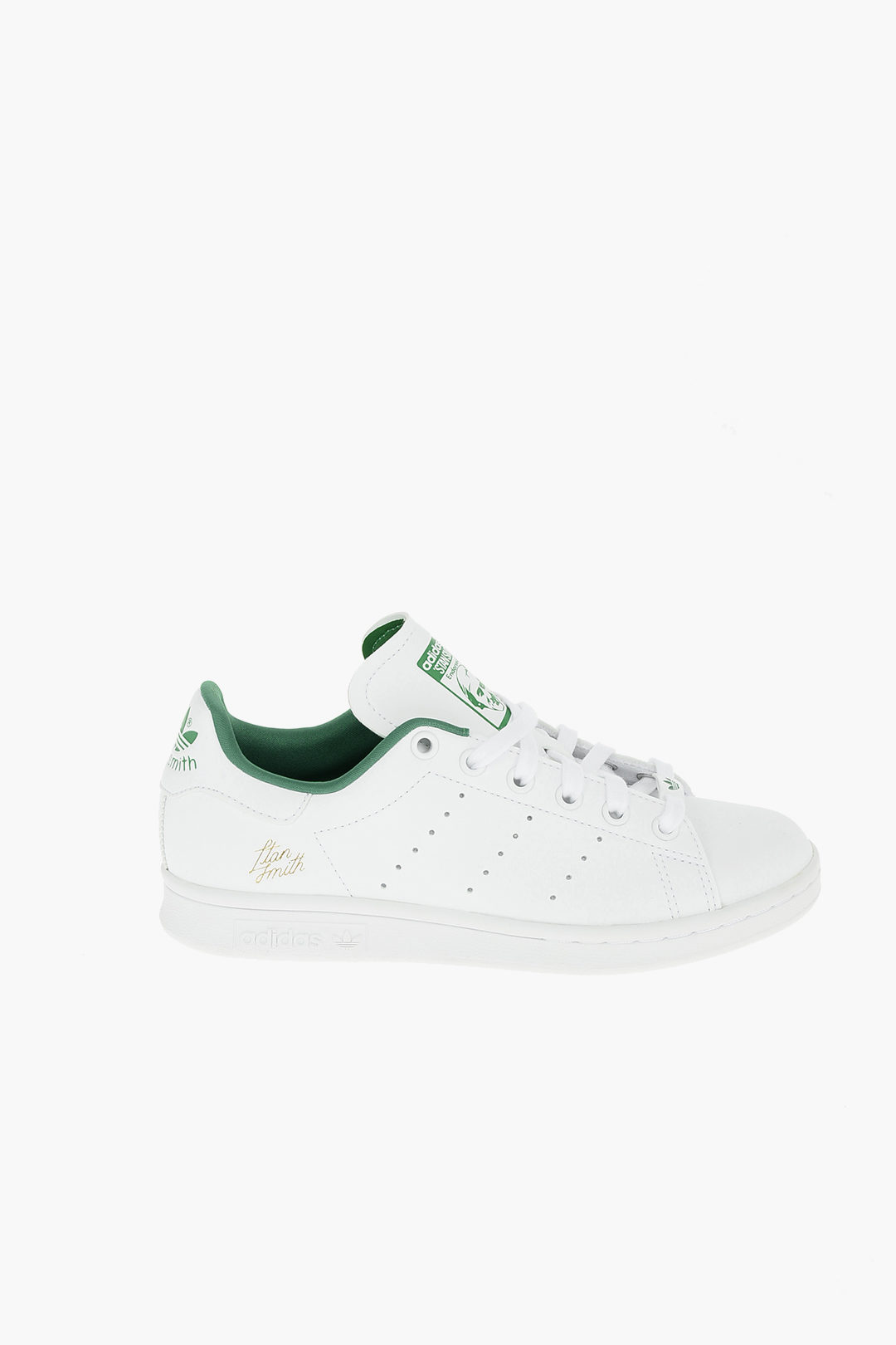 Adidas Textured Faux Leather STAN SMITH Sneakers With Perforated unisex men women - Glamood Outlet