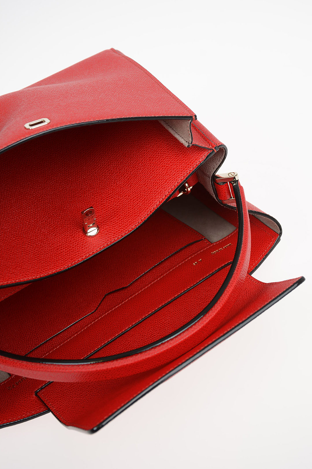 VBH Leather Brera 34 Bag - Red Handle Bags, Handbags - VBH20895
