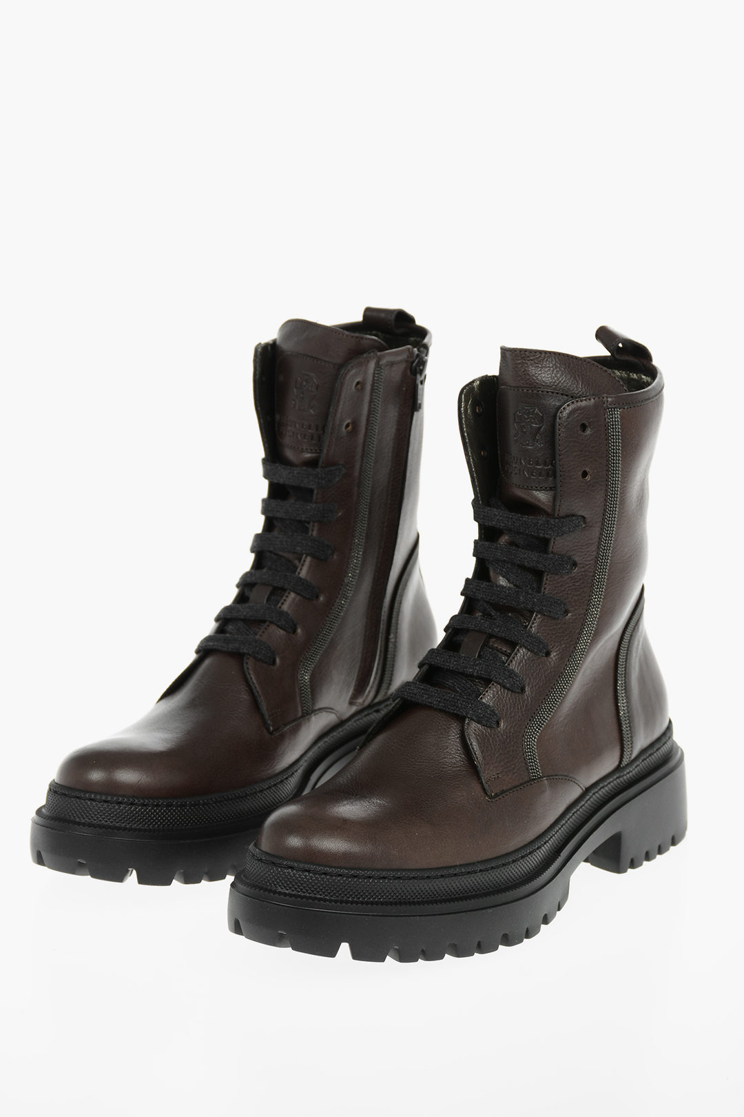 Brunello cucinelli clearance combat boots