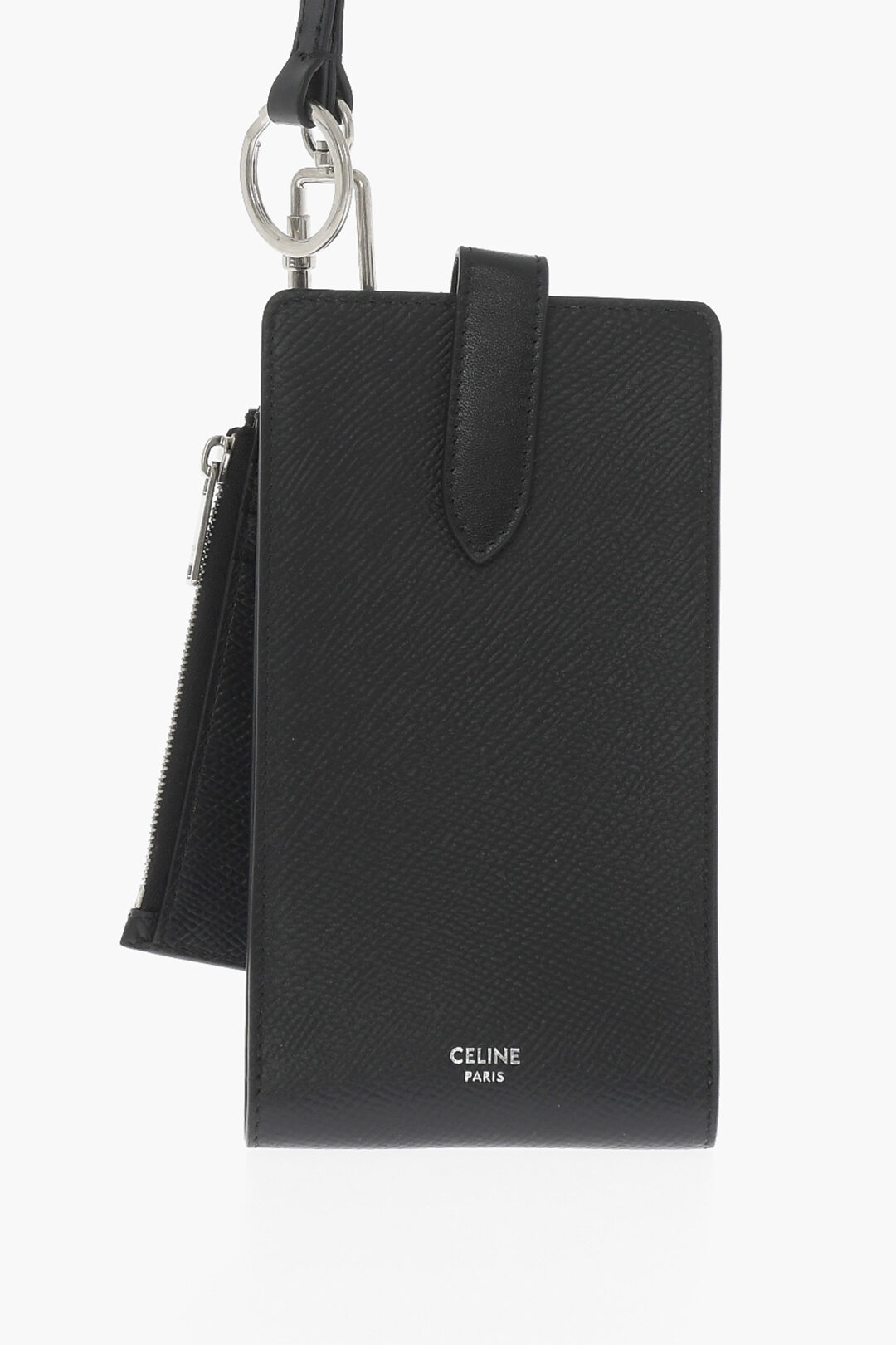 Celine Textured Leather Neck Bag with Card Holder men Celine Textured Leather Neck Bag with Card Holder men