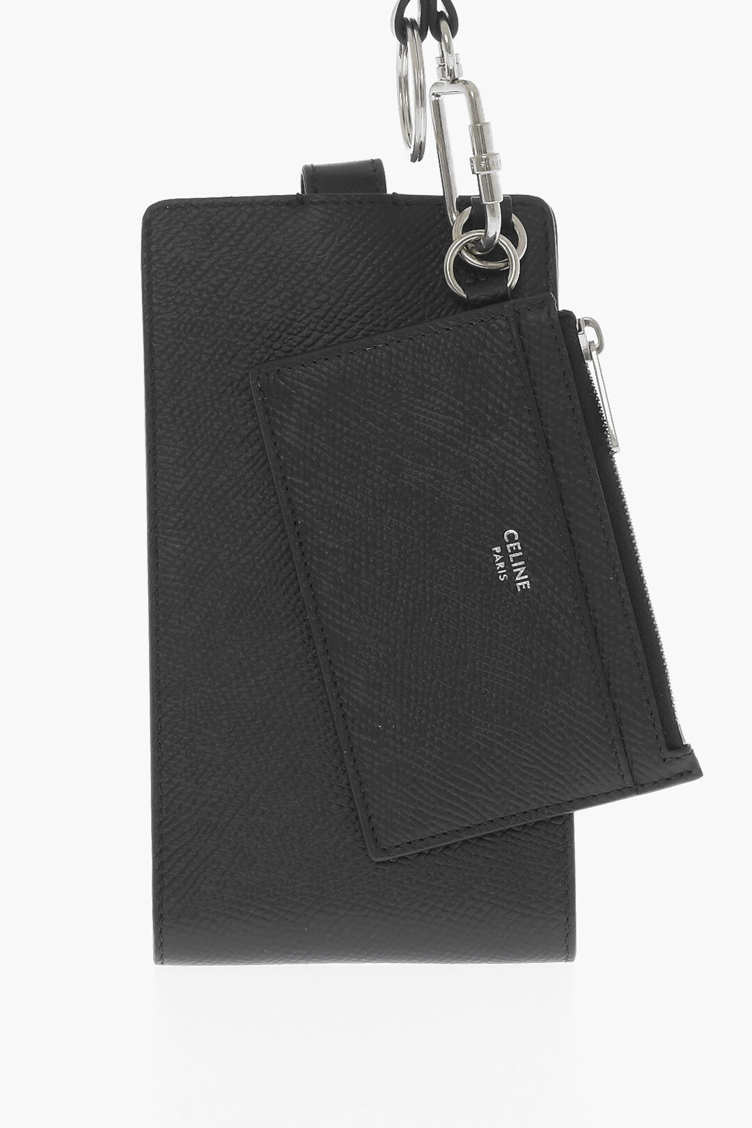 Celine Textured Leather Neck Bag with Card Holder men