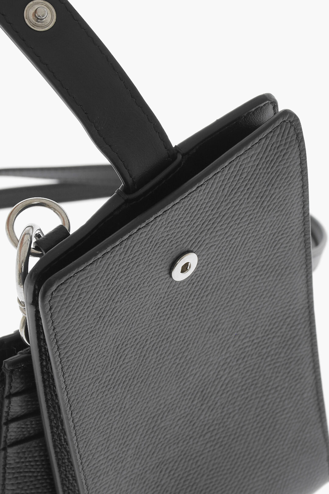 CELINE パラード Celine Triomphe Small Flap Wallet Bi-fold Green Leather