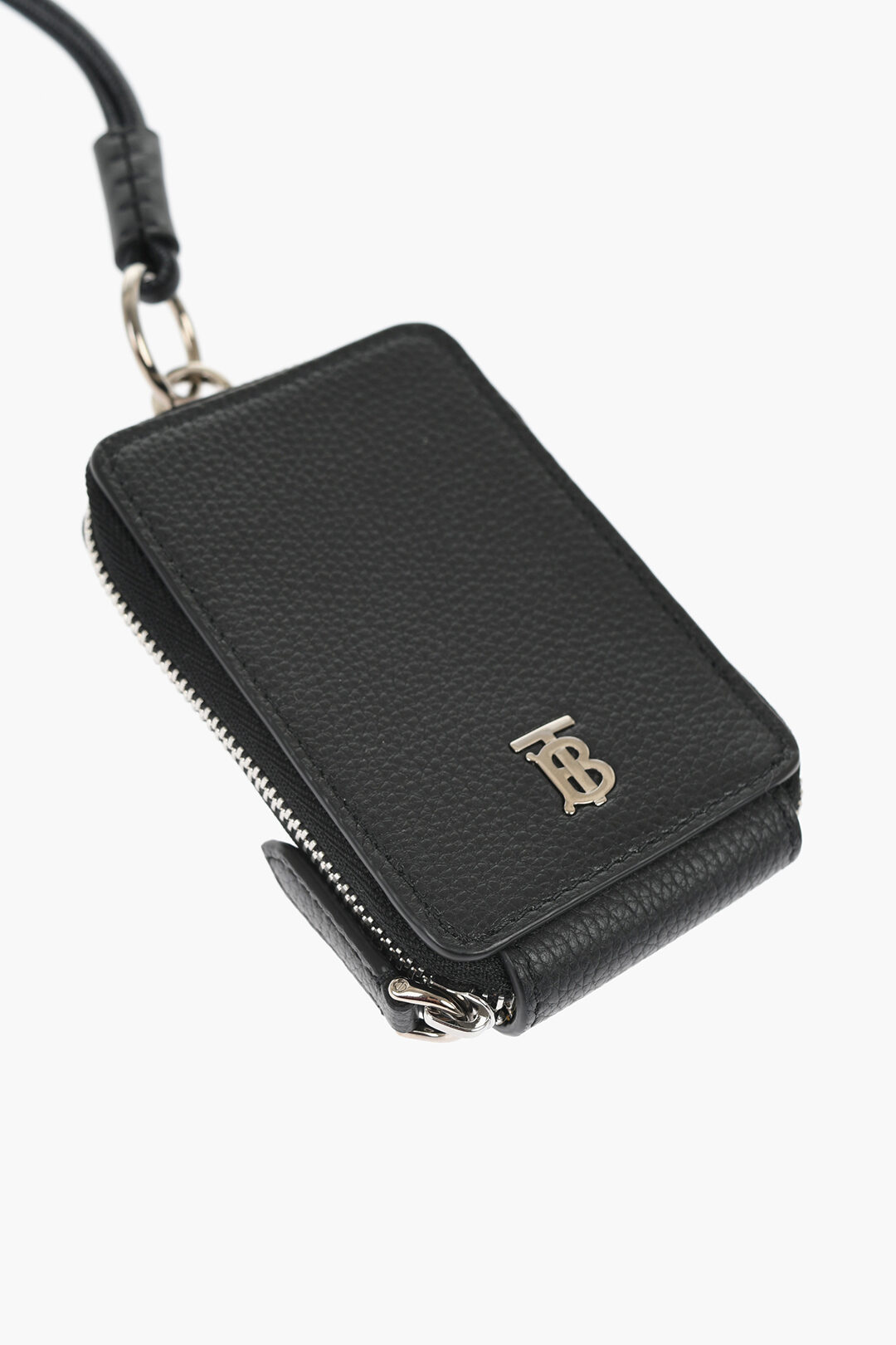 Burberry Textured Leather Neck Card Holder men - Glamood Outlet