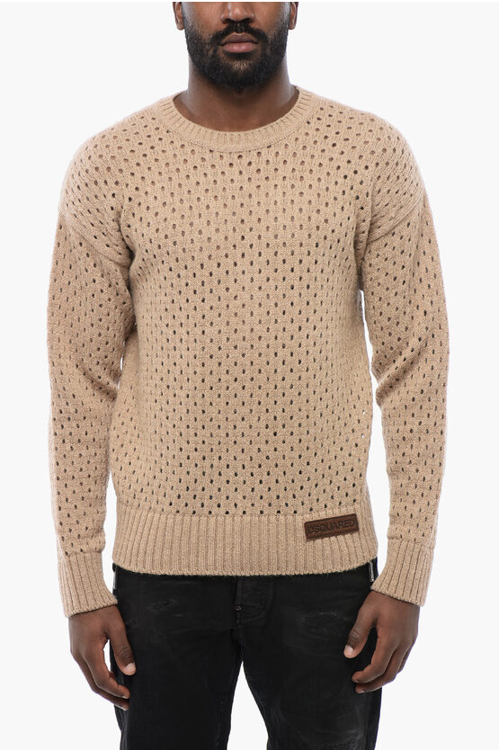 Dsquared2 Textured Wool Sweater