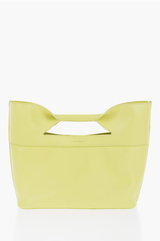 Shop Alexander Mcqueen The Bow Maxi Tote Bag With Clutch