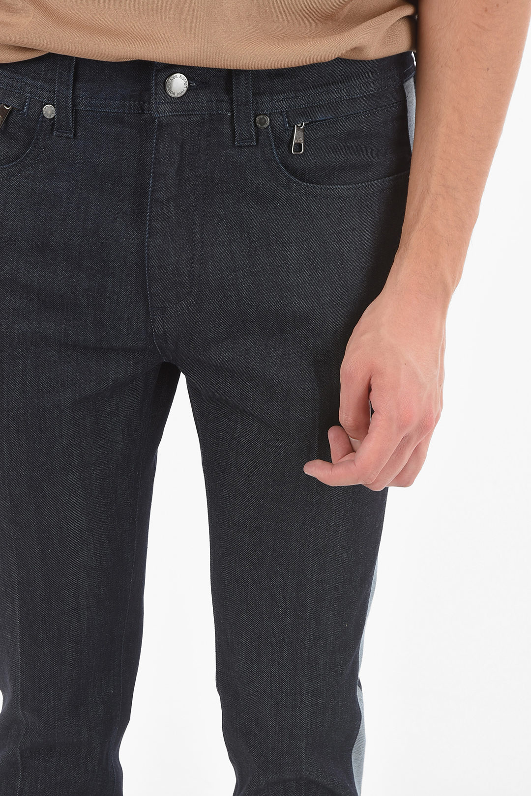 Neil Barrett THE GODFATHER OF DENIM Slim fit Jeans with Contrasting ...