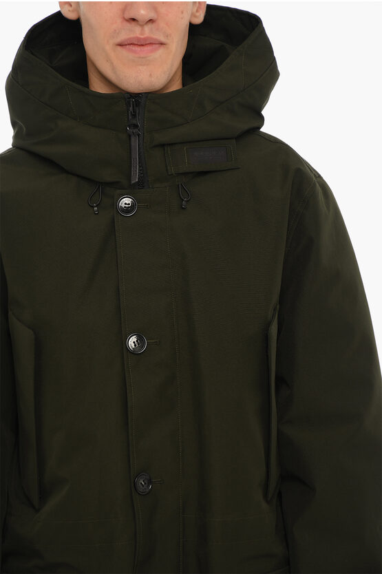 Woolrich Teton ミリタリーEVO DOWN Woolrich THE TETON Hooded GTX MOUNTAIN Utility Down Jacket