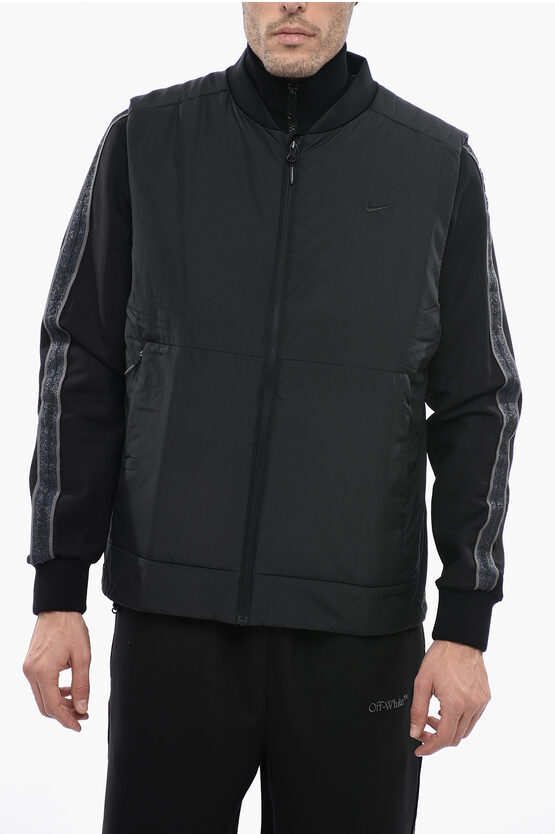 Nike Therma Fit Sleeveless Padded Jacket In Black