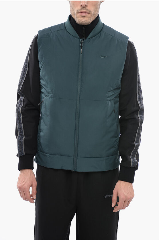 Nike Therma Fit Sleeveless Padded Jacket In Green