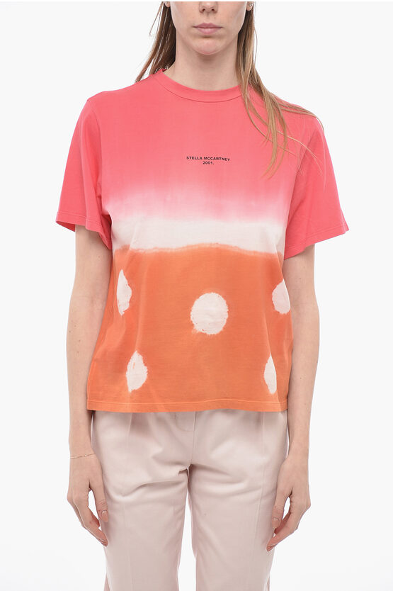 Shop Stella Mccartney Tie Dye Cotton Oversized T-shirt