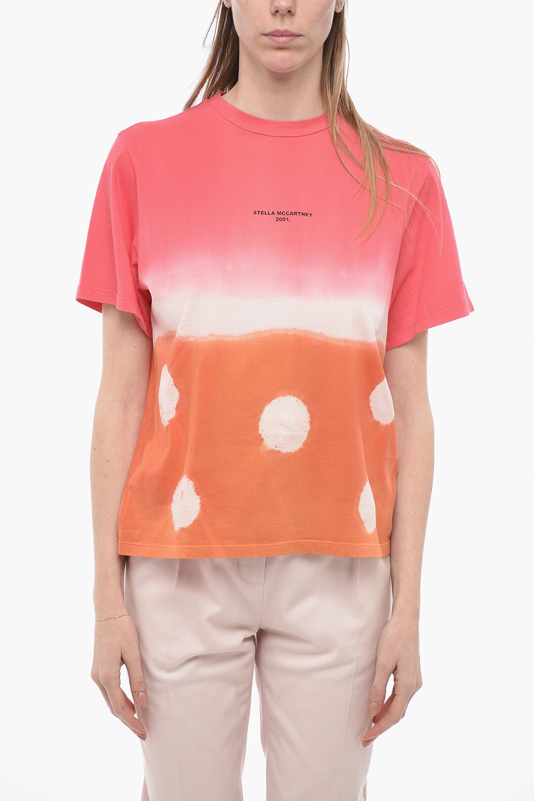 Stella McCartney Tie Dye Cotton Oversized T Shirt women Glamood Outlet