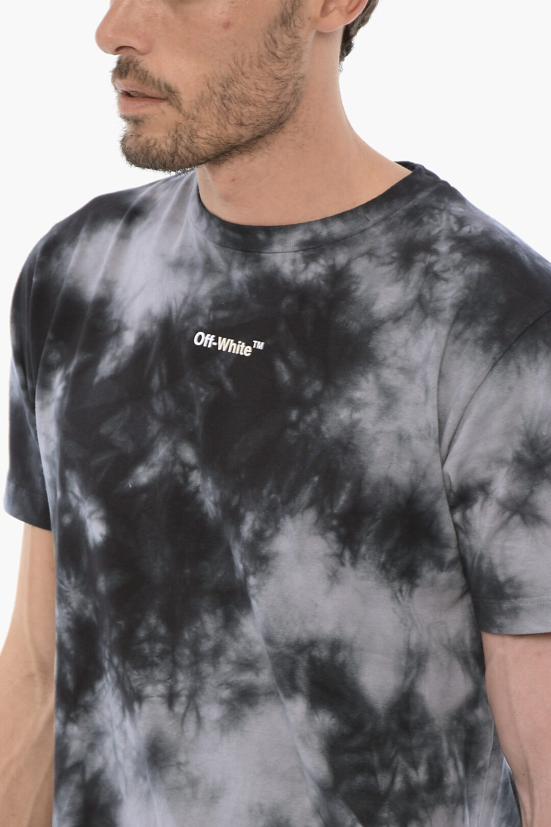 off white tie dye t shirt