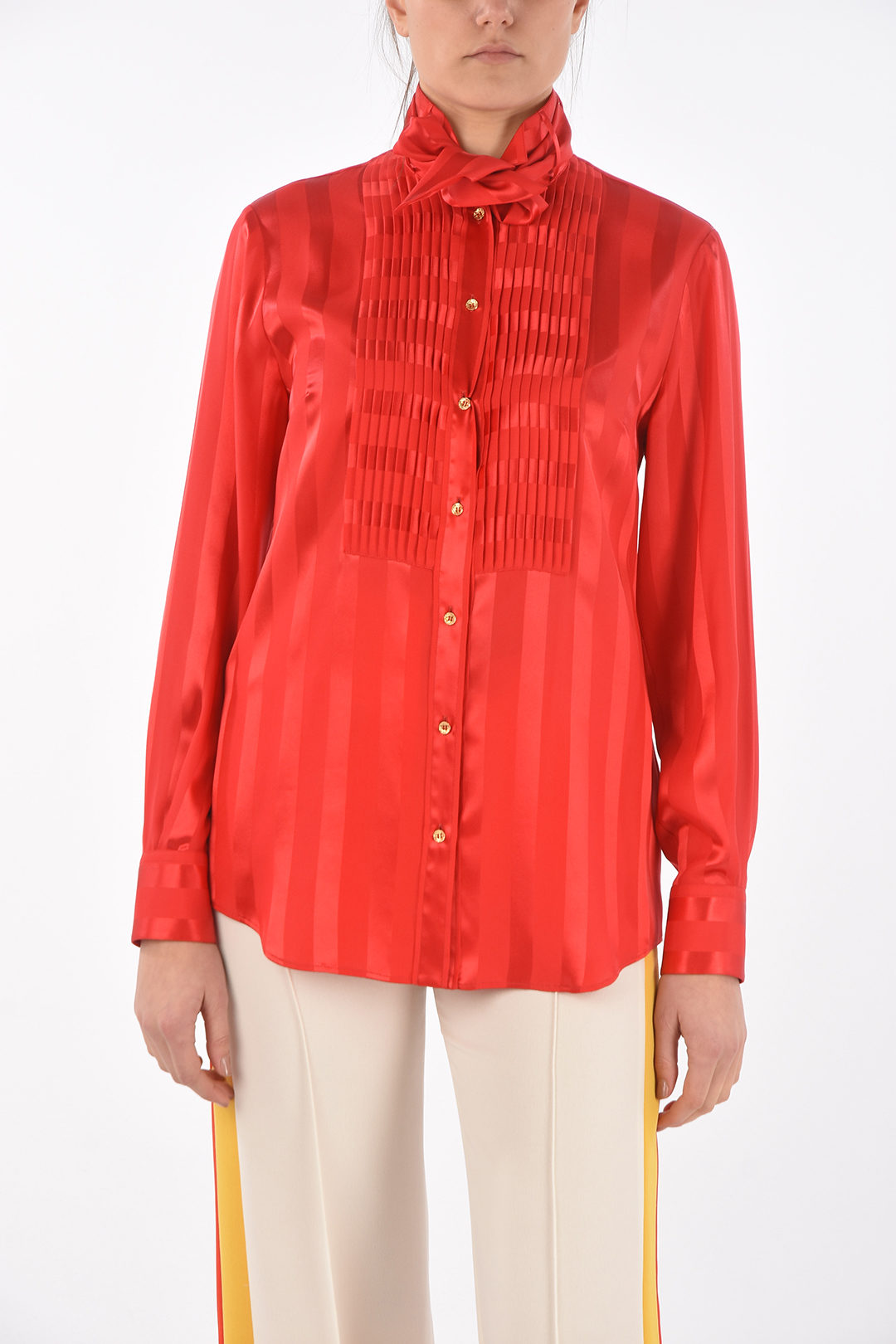 tuxedo shirt red