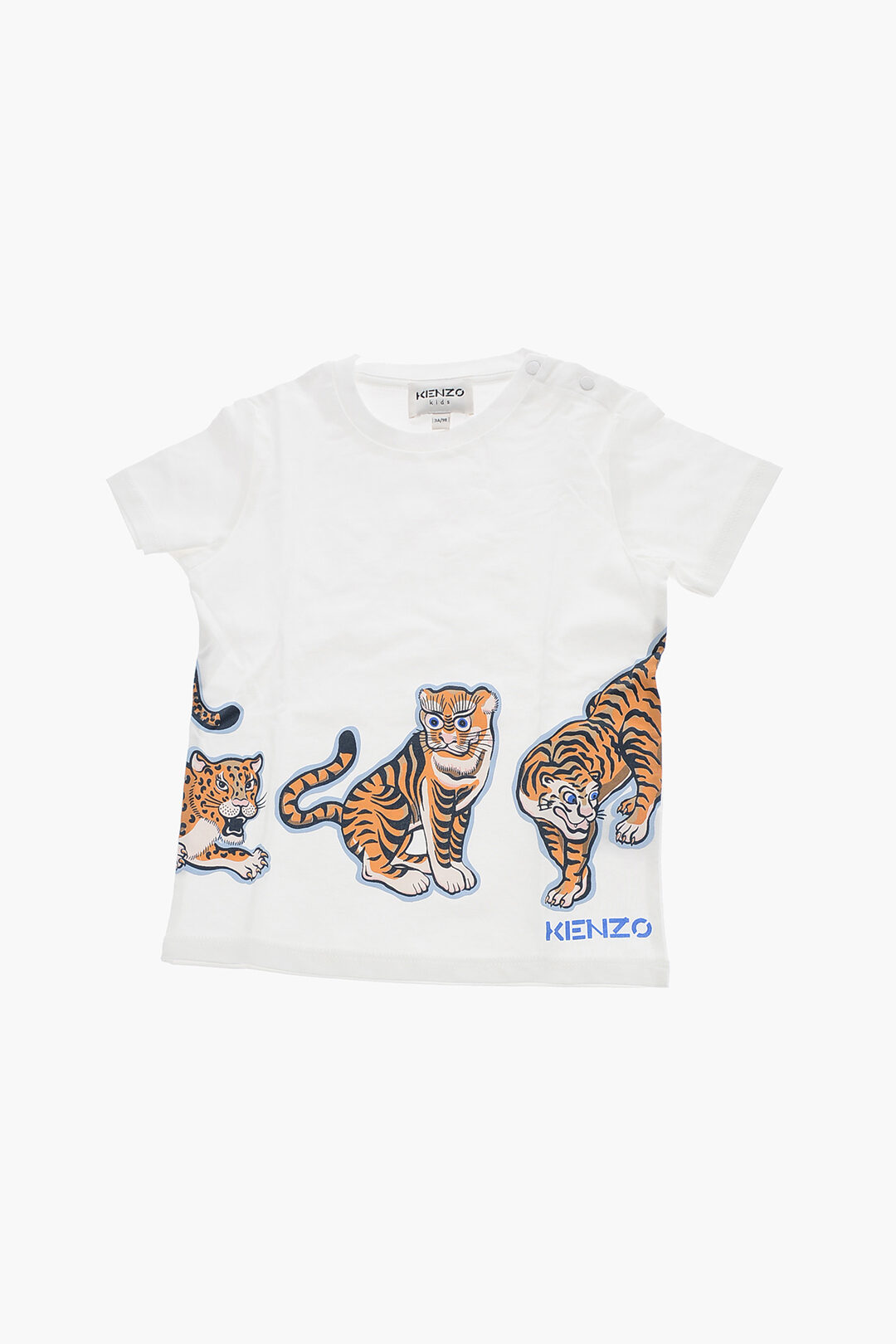 Kenzo Kids tiger-print shorts - White