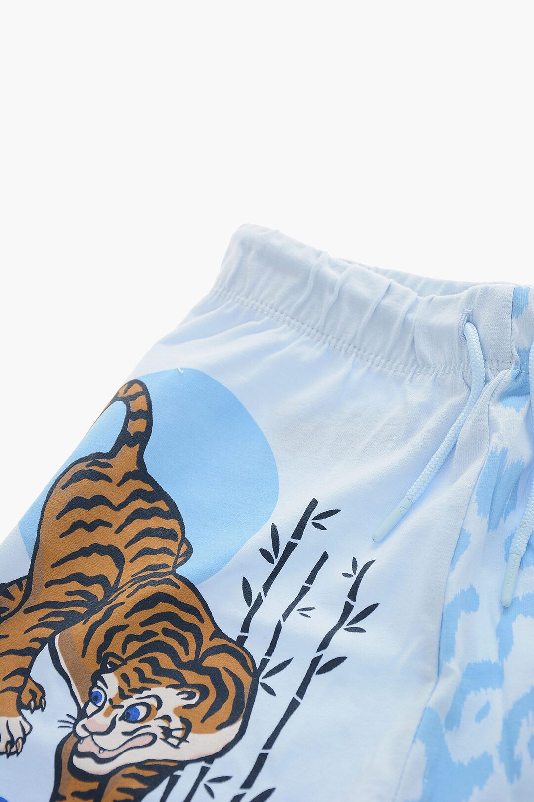 Kenzo Kids animal-print swim shorts - White
