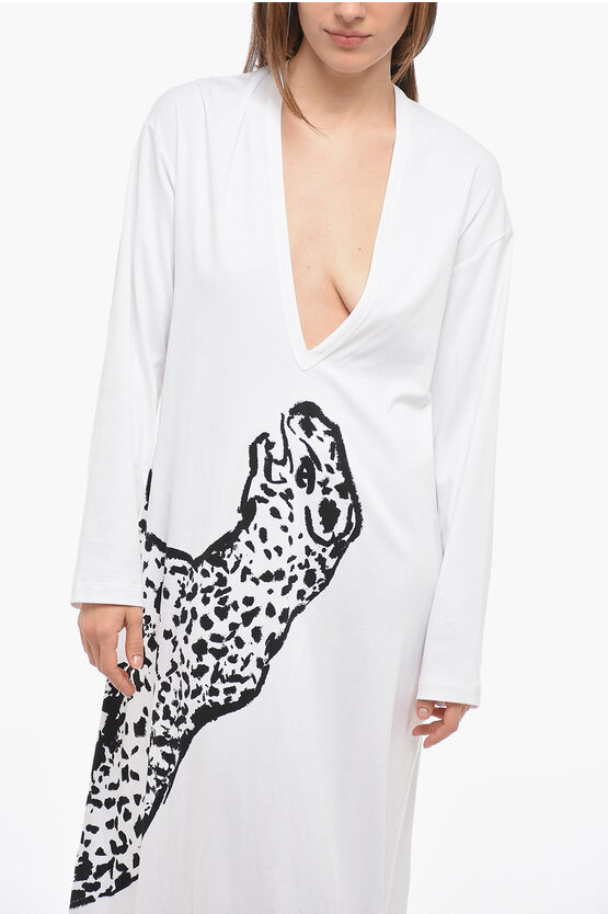 パーティードレス Boudoir Printed Wool-Twill Kaftan Dress ne Quittez pas｜コットン ボイル エスニック プリント ギャザー