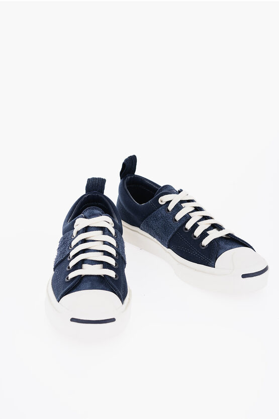 Shop Converse Todd Snyder Suede And Fabric Low-top Sneakers