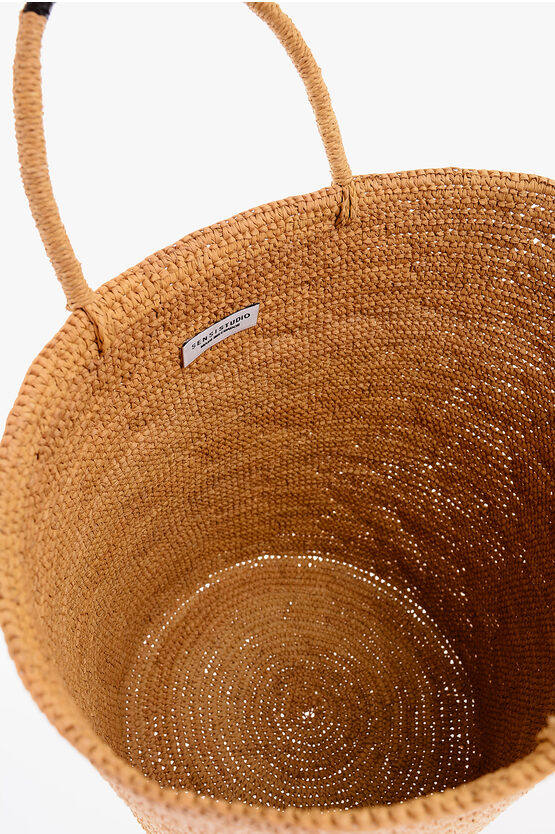 RONNEL Women Toquilla Beige Frayed Straw Bag main image 0