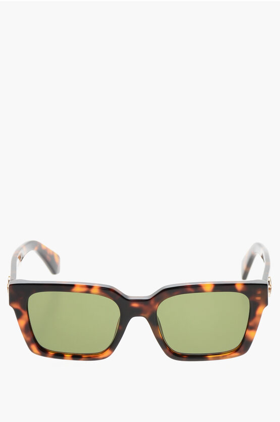 Off-white Tortoiseshell Branson Rectangular Sunglasses