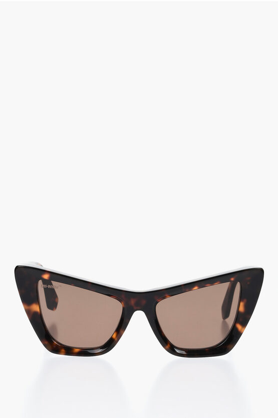 Off-white Tortoiseshell Edvard Butterfly Sunglasses