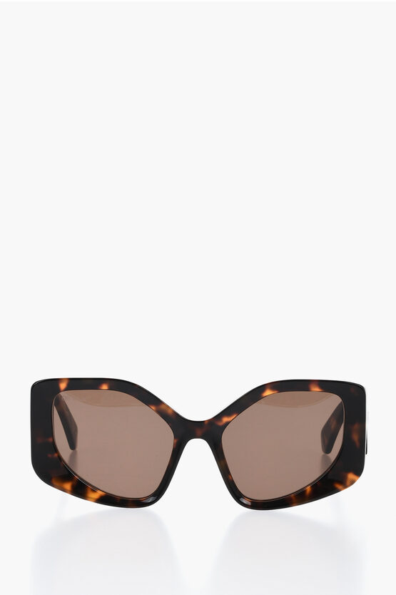 Off-white Tortoiseshell Frame Denver Sunglasses In Brown