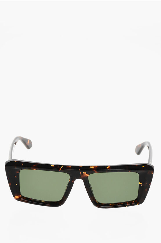 Off-white Tortoiseshell Framed Hartford Sunglasses In Brown