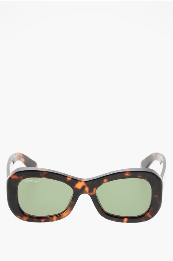 Off-white Tortoiseshell Pablo Goggles Sunglasses In Multi