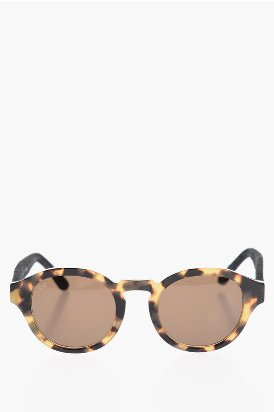 Movitra Tortoiseshell Pantos Sun Tropez Sunglasses In Brown