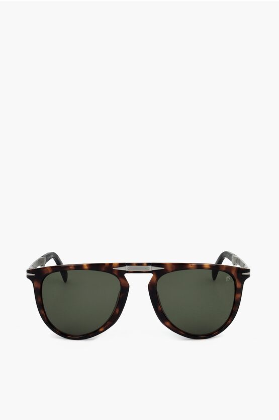 David Beckham Tortoiseshell Pantos Sunglasses With Straight Bridge