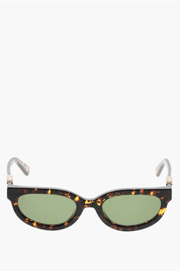 Off-White Oval Tortoiseshell Sunglasses SPARKS with Gold  display picture 1
