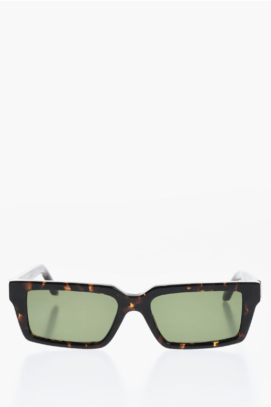 Off-white Tortoiseshell Warren Wayfarer Sunglasses In Black