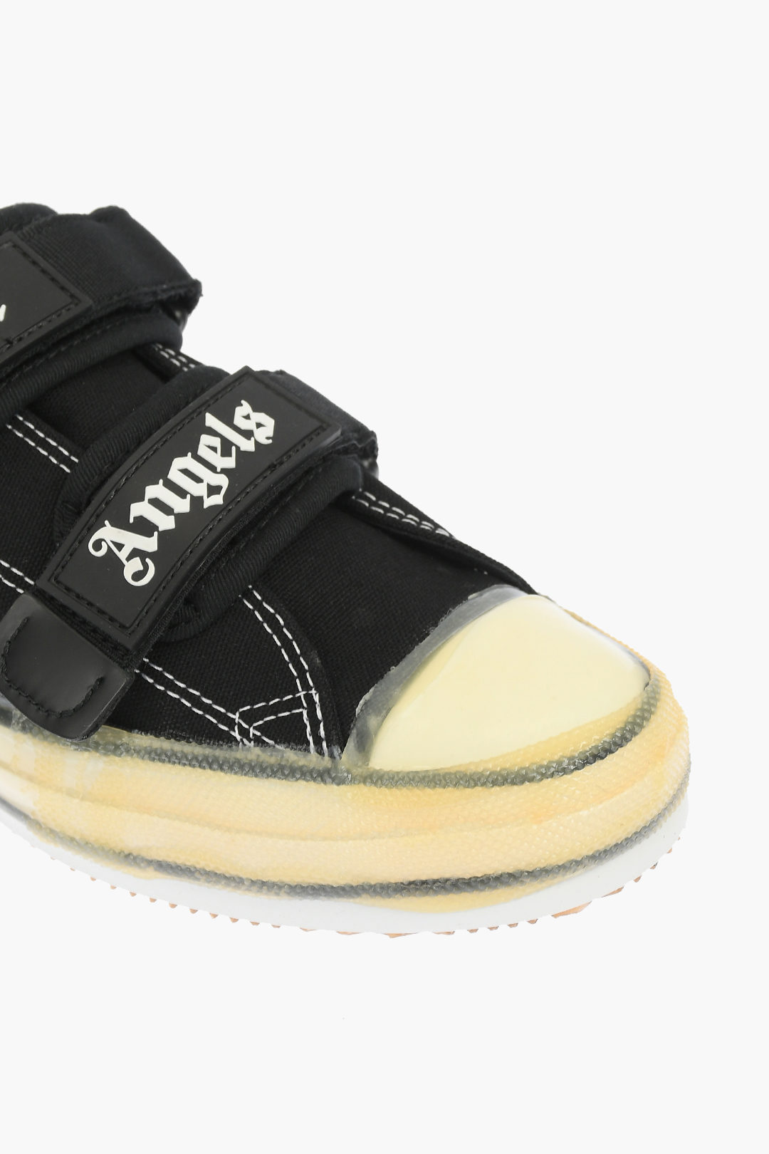 Palm Angels touch strap closure contrasting logo VULCANIZED low